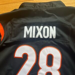 MIXON BENGALS  #28 EUC Football Jersey NFL Nike  size large
